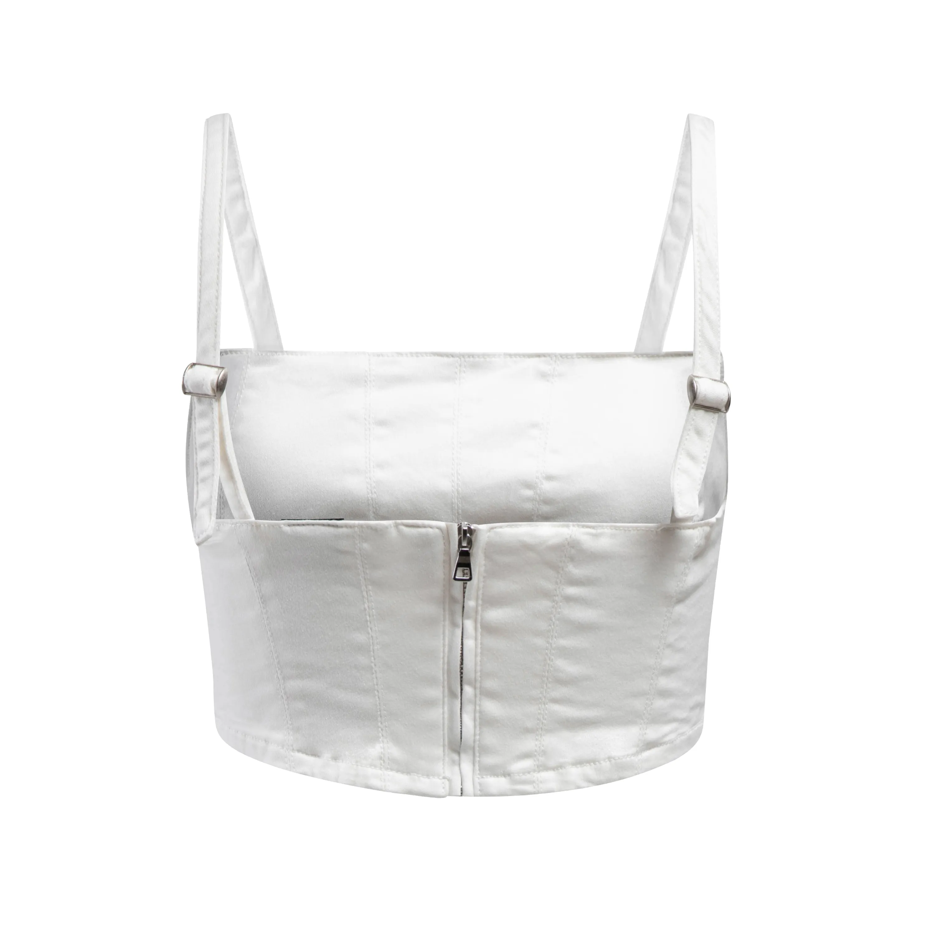 Miami HEAT White Denim Women's Corset sold by Miami Heat Store product image thumbnail 2