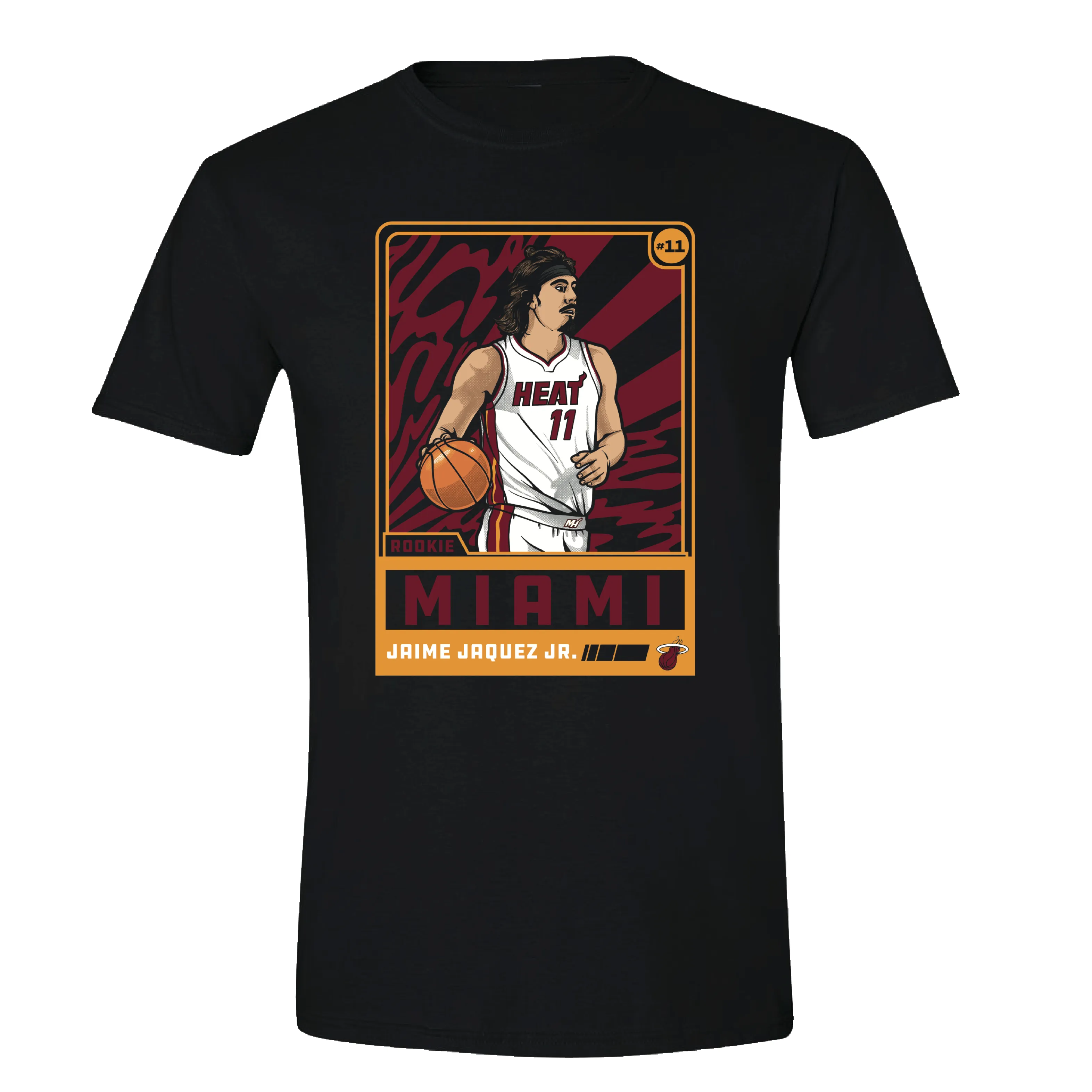 Jaime Jaquez Jr. Miami HEAT Rookie Card Tee sold by Miami Heat Store