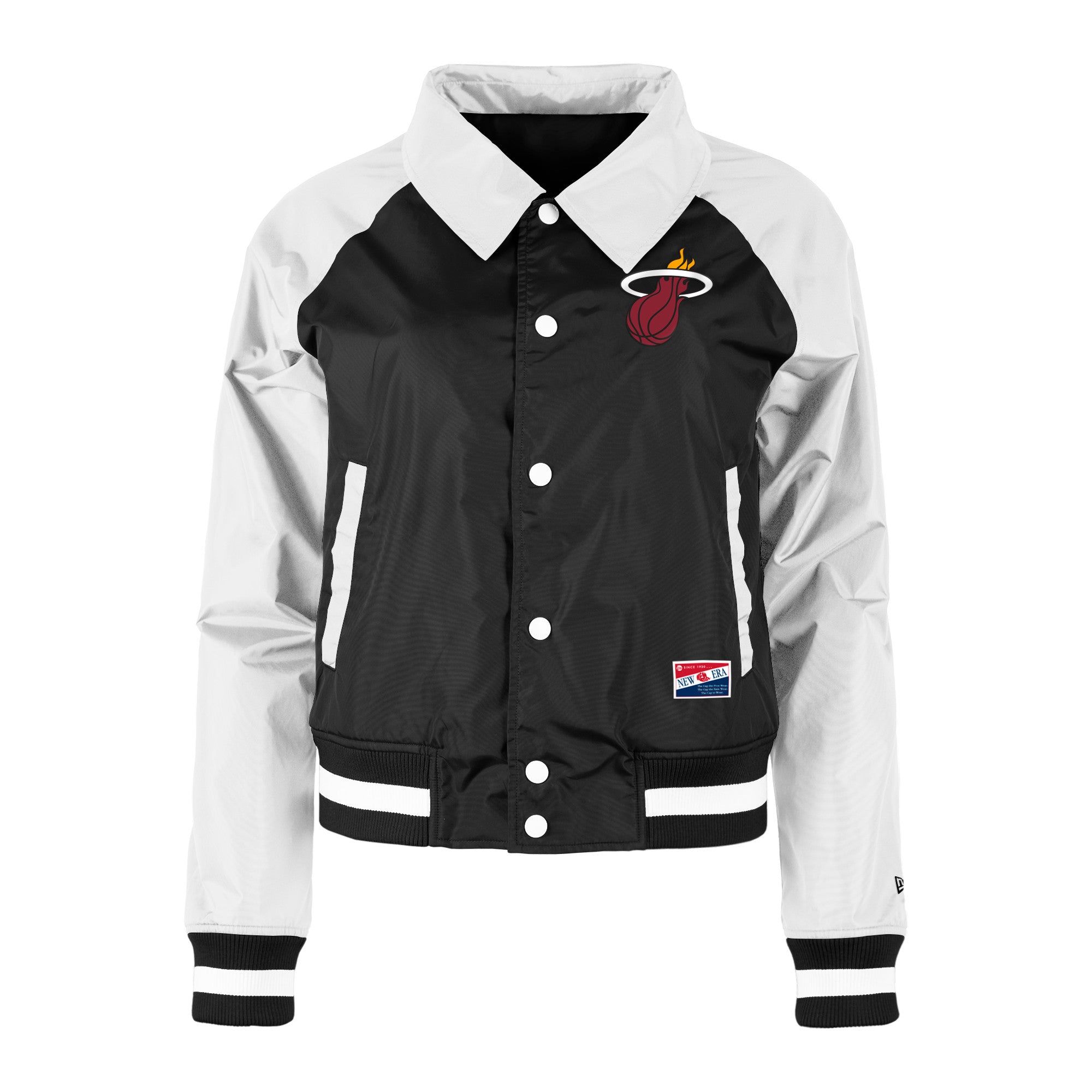 New Era Miami HEAT Women's Letterman Jacket sold by Miami Heat Store