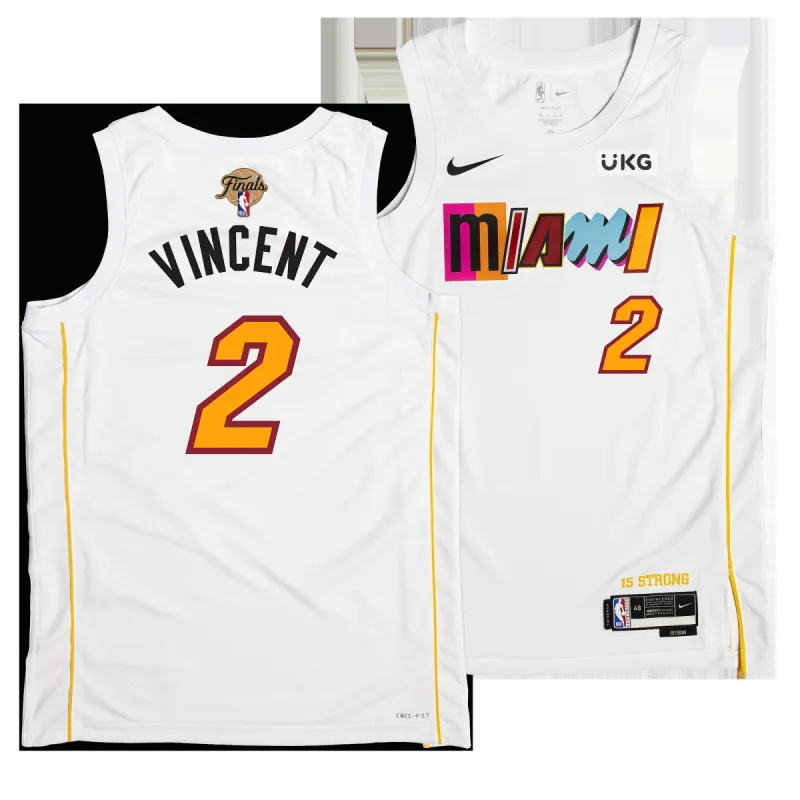 Gabe Vincent Nike Miami Mashup Vol. 2 Swingman Jersey - Finals Edition sold by Miami Heat Store