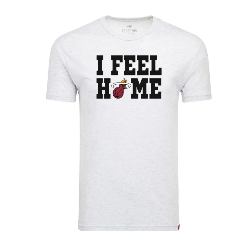 Sportiqe Miami HEAT I Feel Home Tee sold by Miami Heat Store