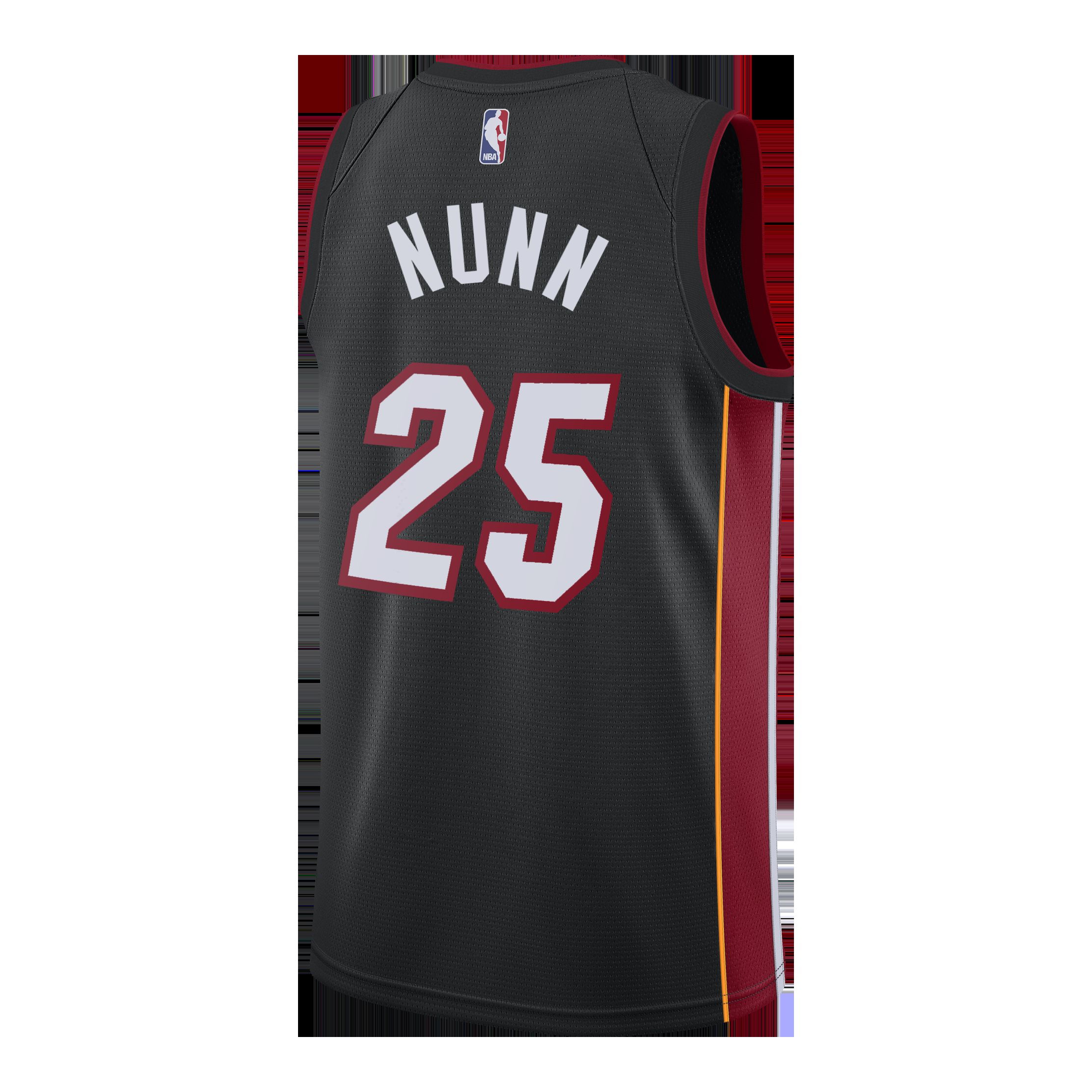 Kendrick Nunn Nike Miami HEAT Icon Black Swingman Jersey sold by Miami Heat Store product image thumbnail 2