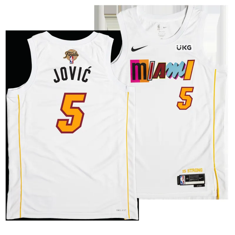 Nikola Jović Nike Miami Mashup Vol. 2 Swingman Jersey - Finals Edition sold by Miami Heat Store