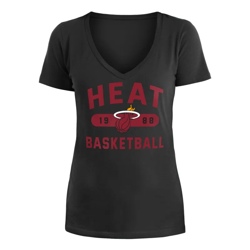 New Era Miami HEAT Basketball Women's Tee sold by Miami Heat Store