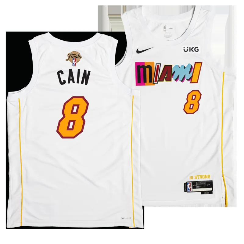 Jamal Cain Nike Miami Mashup Vol. 2 Swingman Jersey - Finals Edition sold by Miami Heat Store