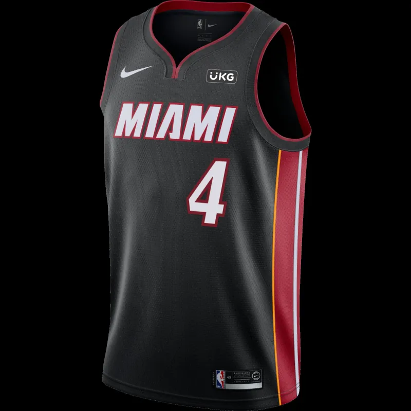 Victor Oladipo Nike Icon Black Swingman Jersey sold by Miami Heat Store