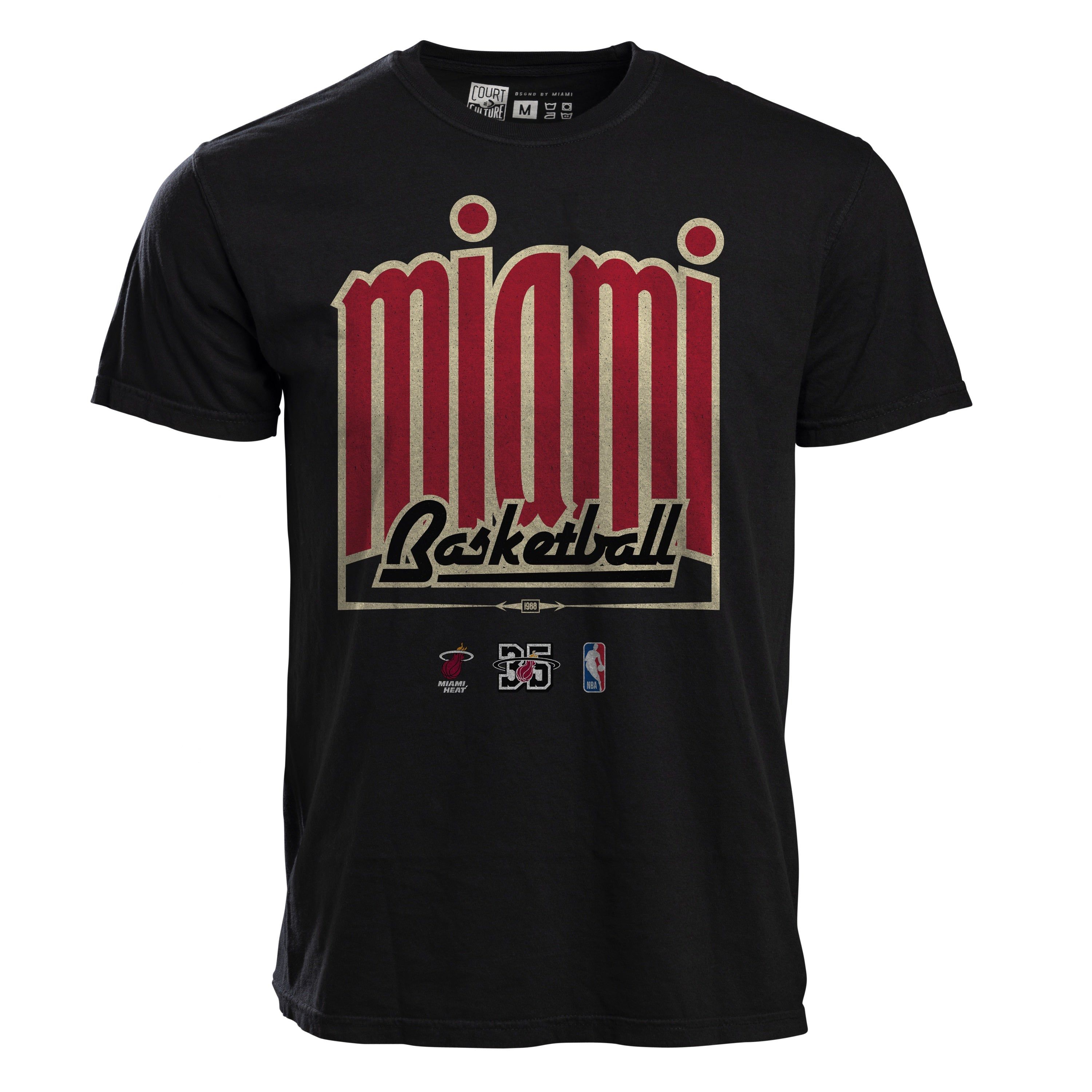 Court Culture Classic Miami Basketball Unisex Tee sold by Miami Heat Store
