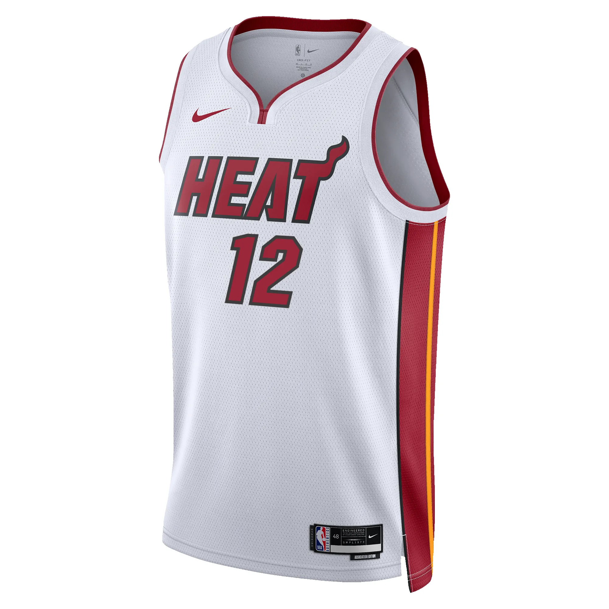 Dru Smith Nike Miami HEAT Association White Swingman Jersey sold by Miami Heat Store