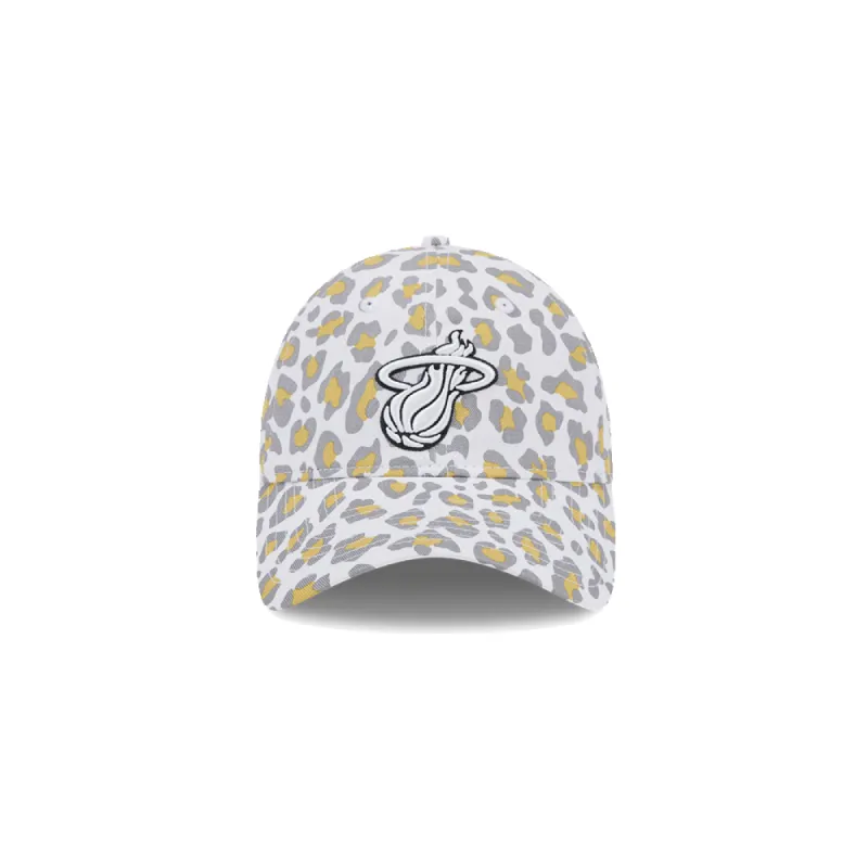 New Era Miami HEAT Court Leopard Women's Hat made by New Era