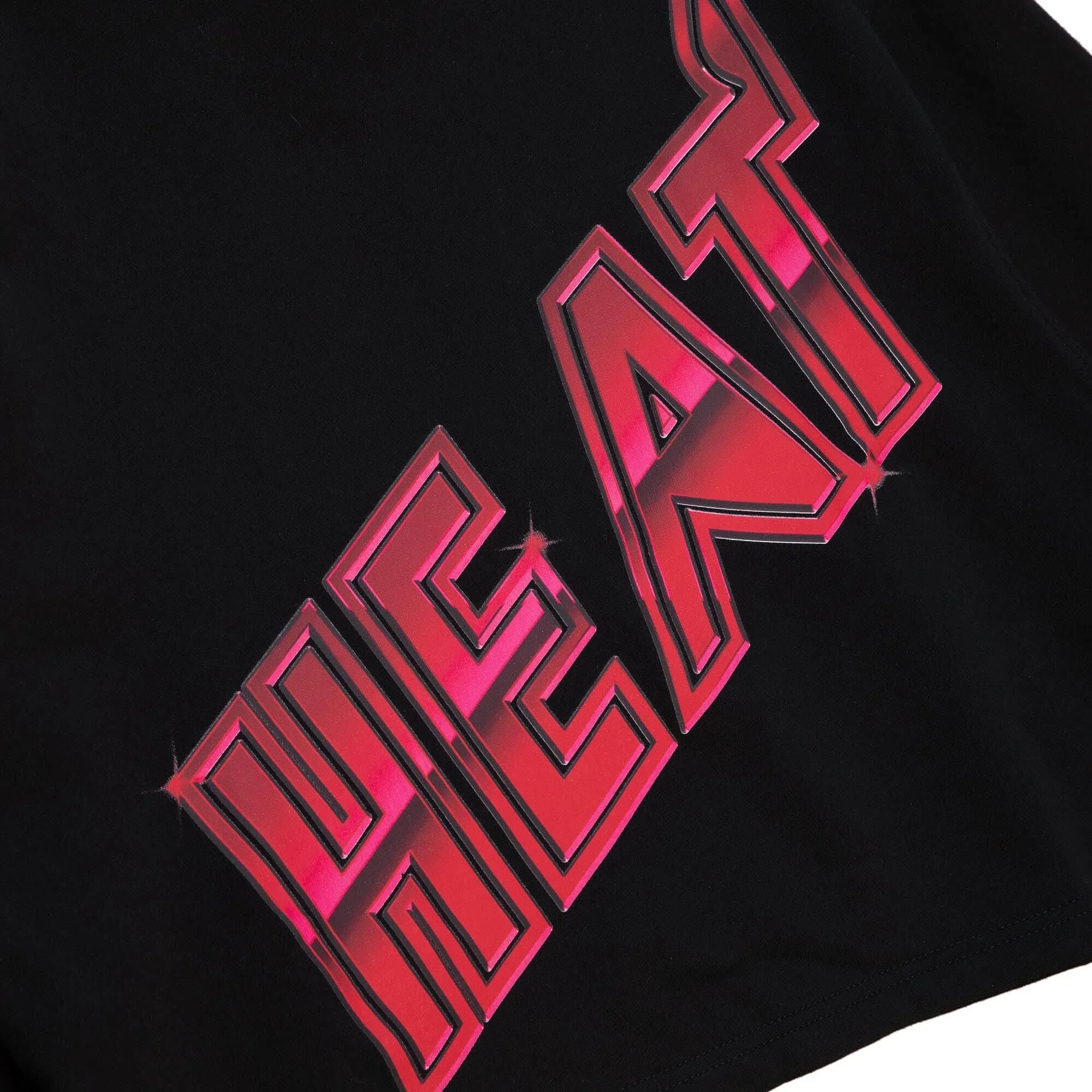 Mitchell and Ness Miami HEAT Big Face Crop Women's Hoodie sold by Miami Heat Store product image thumbnail 2