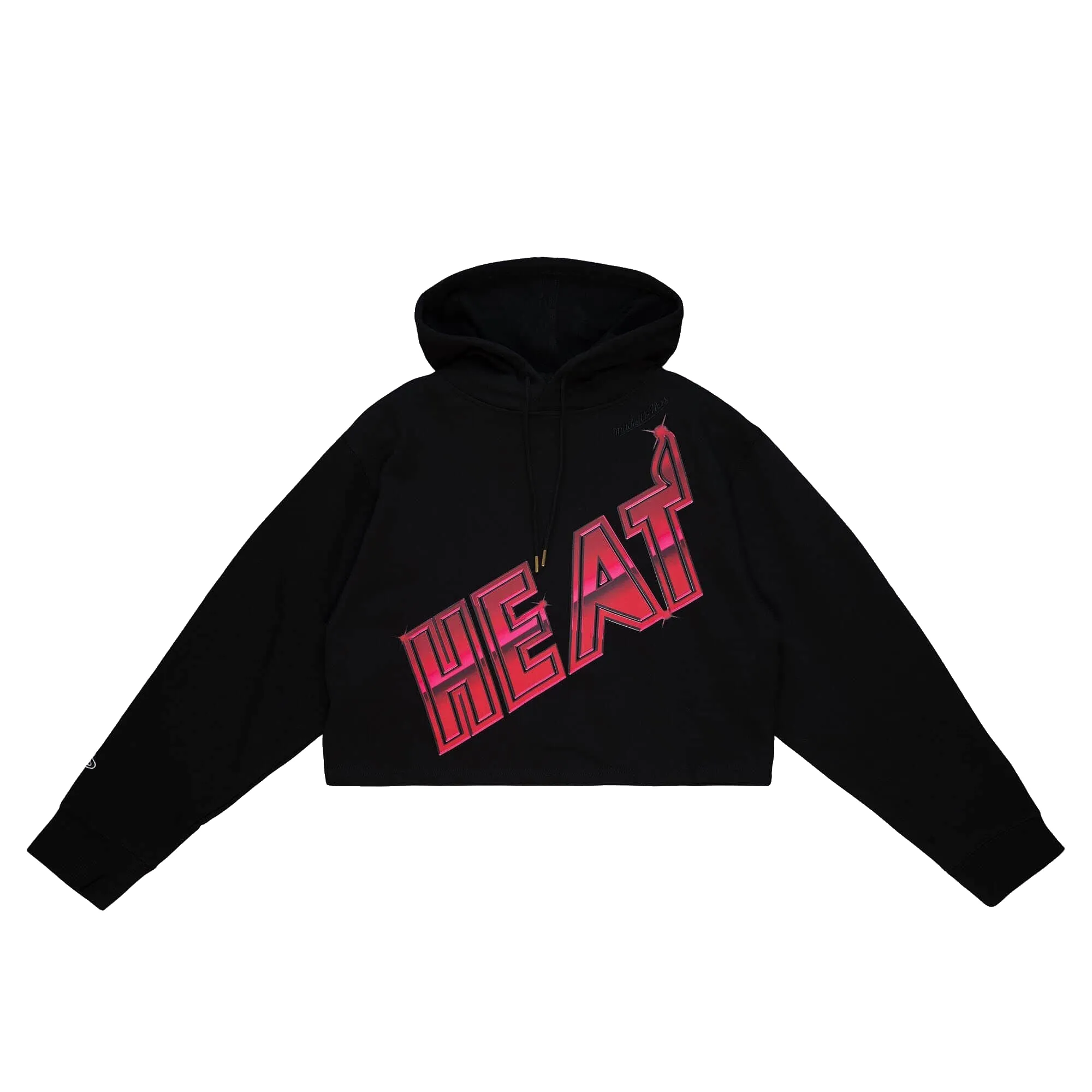 Mitchell and Ness Miami HEAT Big Face Crop Women's Hoodie sold by Miami Heat Store