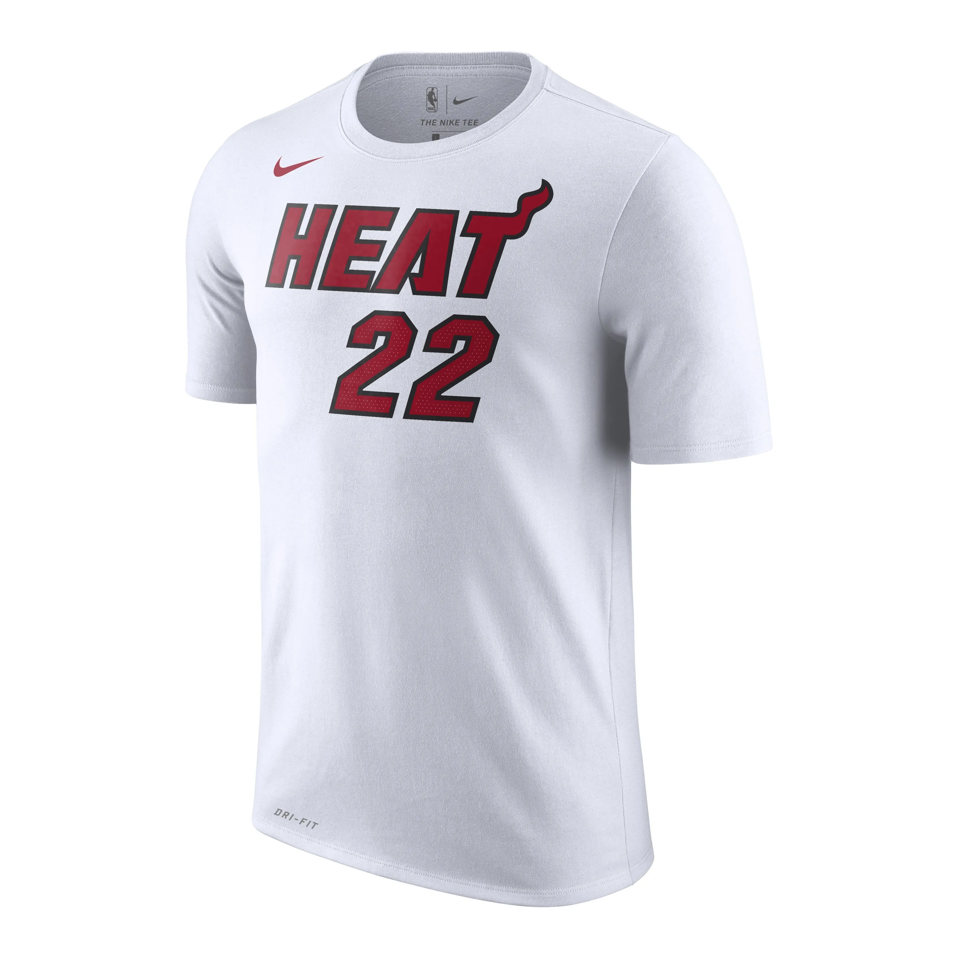 Jimmy Butler Nike Association White Name & Number Youth Tee sold by Miami Heat Store