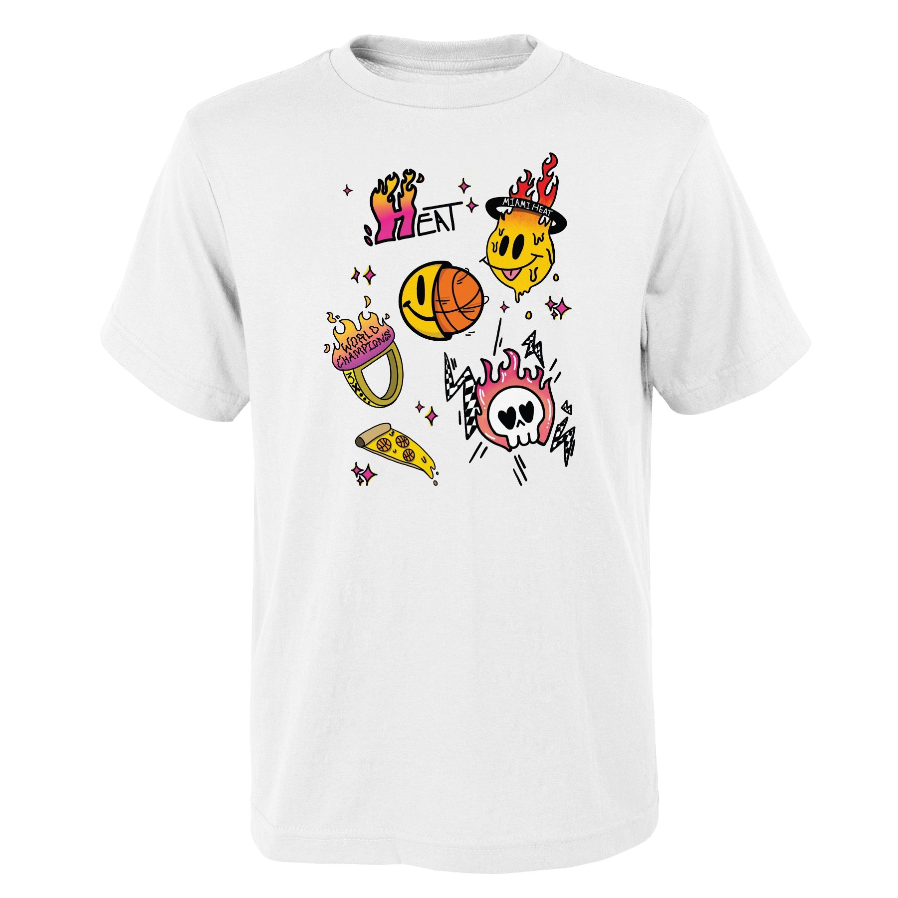 Court Culture Doodle Kids Girls Tee sold by Miami Heat Store