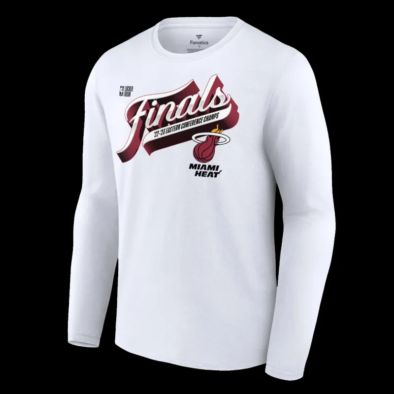 Miami HEAT 2023 Eastern Conference Champion Locker Room Long Sleeve Tee made by Fanatics