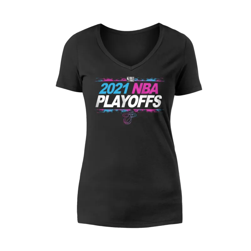 New Era 2021 HEAT Playoffs Women's Tee sold by Miami Heat Store