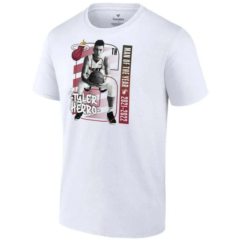 Fanatics Miami HEAT Tyler Herro 2022 NBA Sixth Man of the Year Tee sold by Miami Heat Store