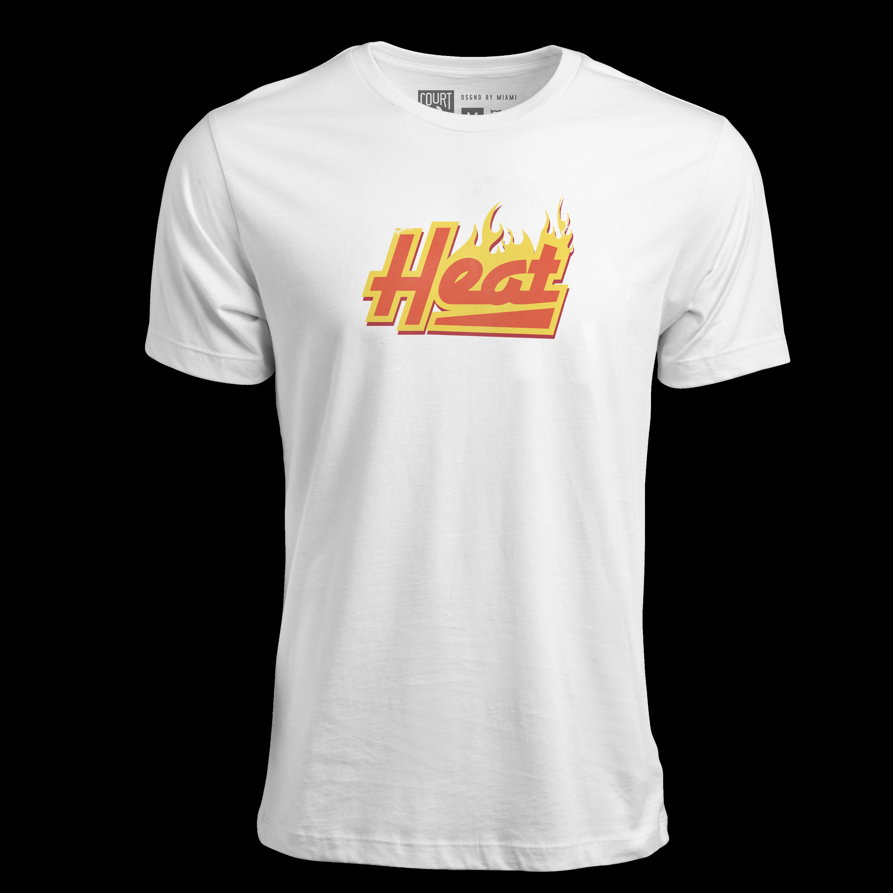 Court Culture HEAT Flames Unisex Tee sold by Miami Heat Store
