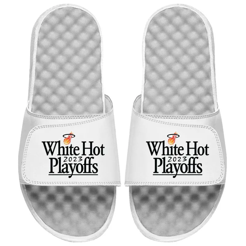 Islide Miami HEAT 2023 Playoff Sandals sold by Miami Heat Store