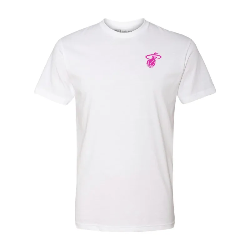 Court Culture White Hot Miami Signature Tee sold by Miami Heat Store