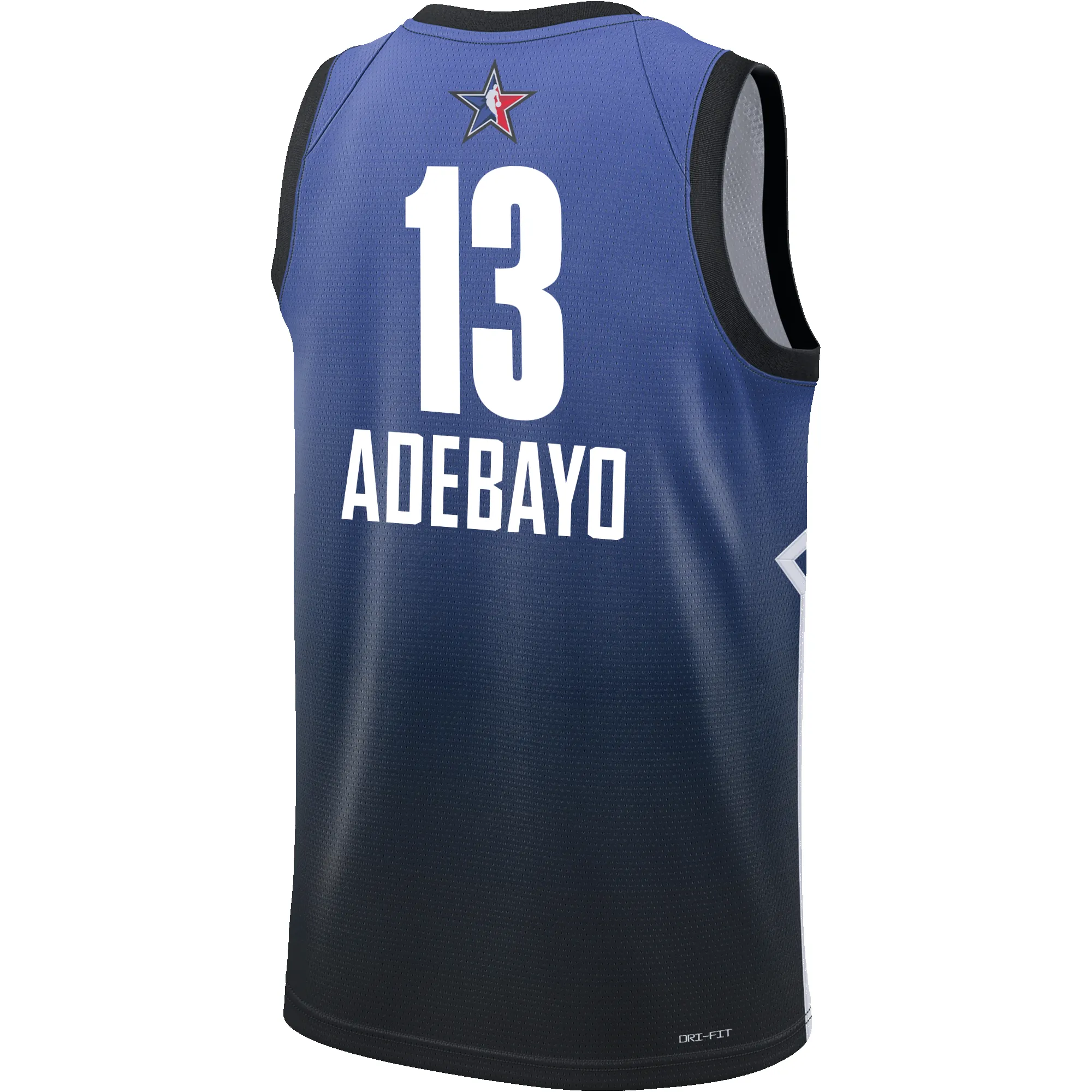 Bam Adebayo Jordan Brand Sapphire 2023 All Star Swingman Jersey sold by Miami Heat Store product image thumbnail 2