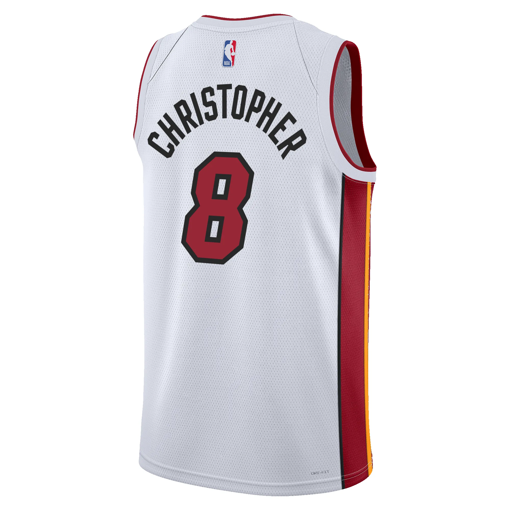 Josh Christopher Nike Miami HEAT Association White Swingman Jersey sold by Miami Heat Store product image thumbnail 2