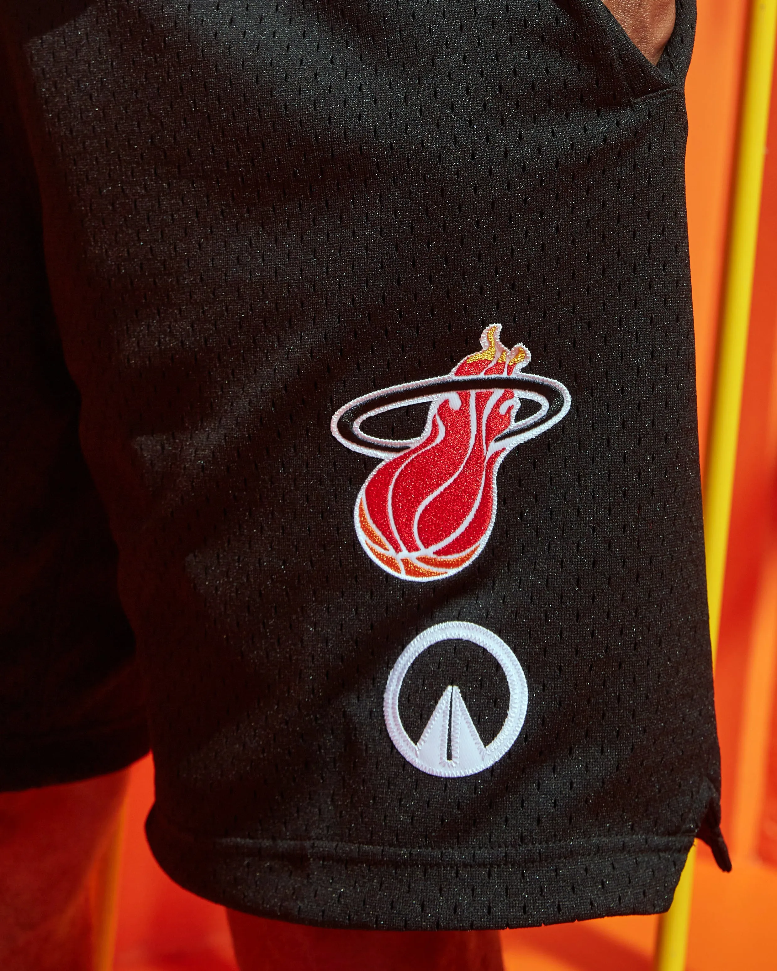 UNKNWN X Mitchell and Ness X Miami HEAT My Towns Fashion Shorts sold by Miami Heat Store product image thumbnail 2
