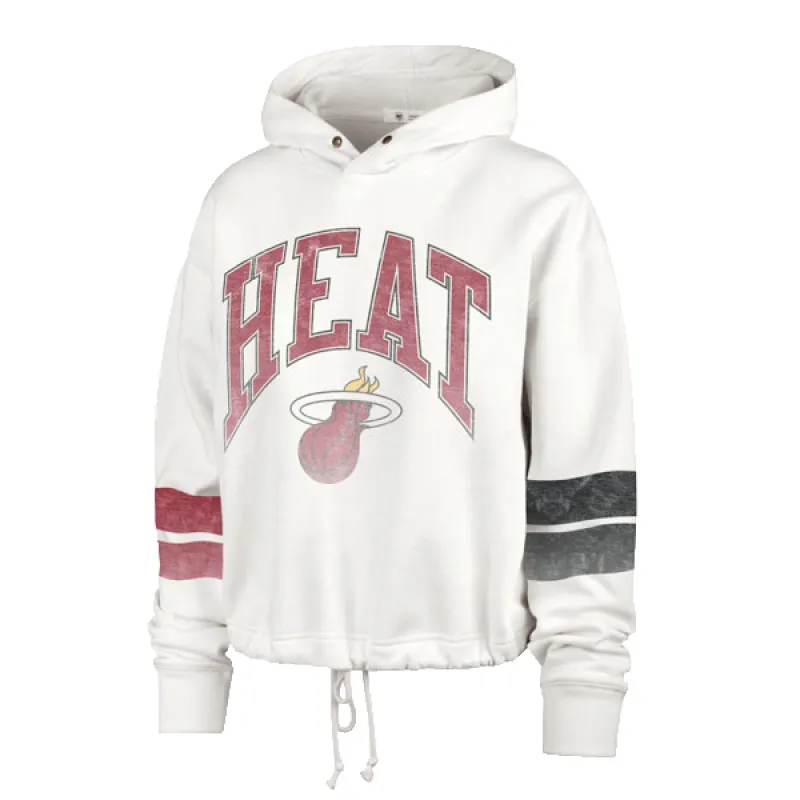'47 Brand Miami HEAT Women's Crop Hoodie sold by Miami Heat Store