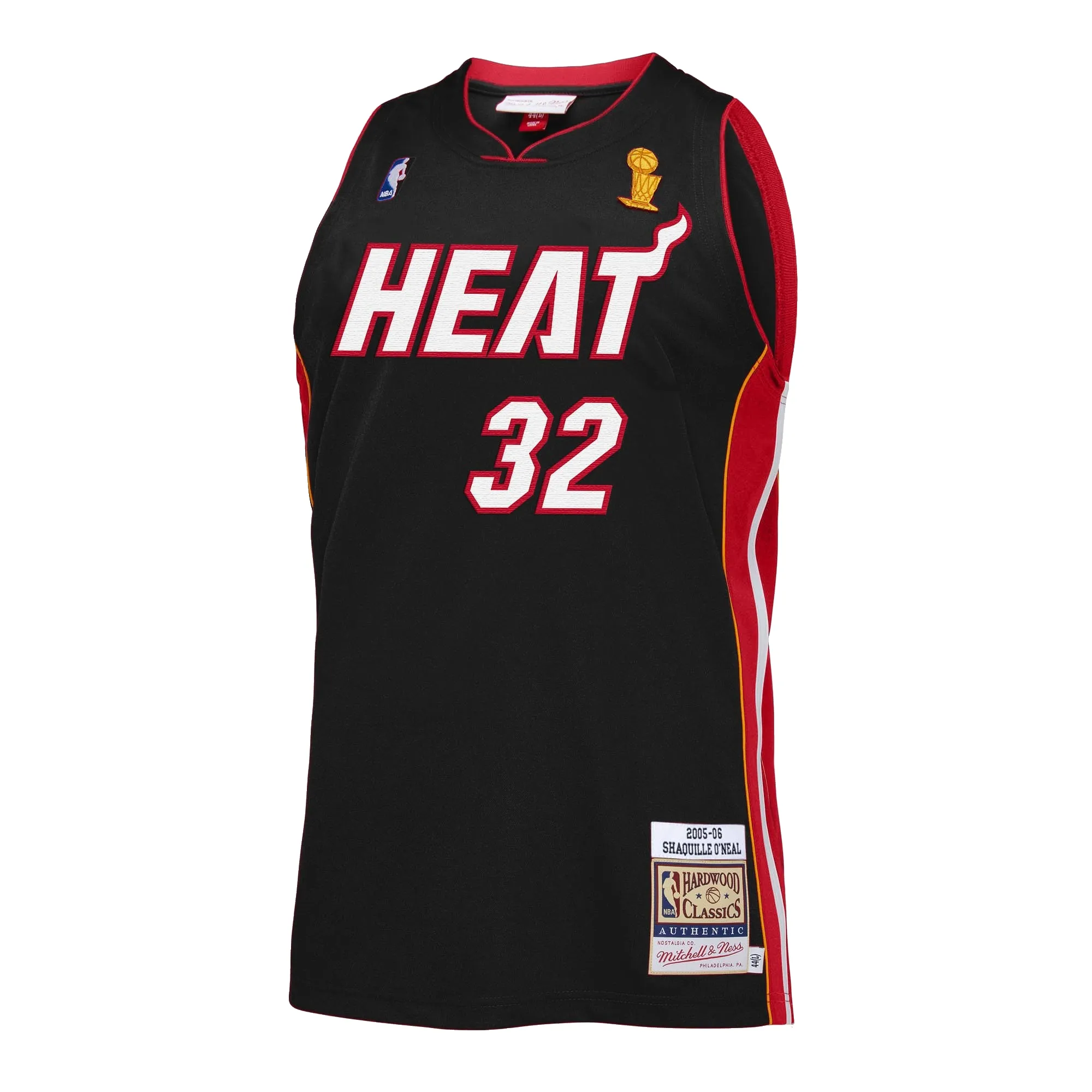 Shaquille O'Neal Mitchell and Ness Miami HEAT Authentic Jersey sold by Miami Heat Store