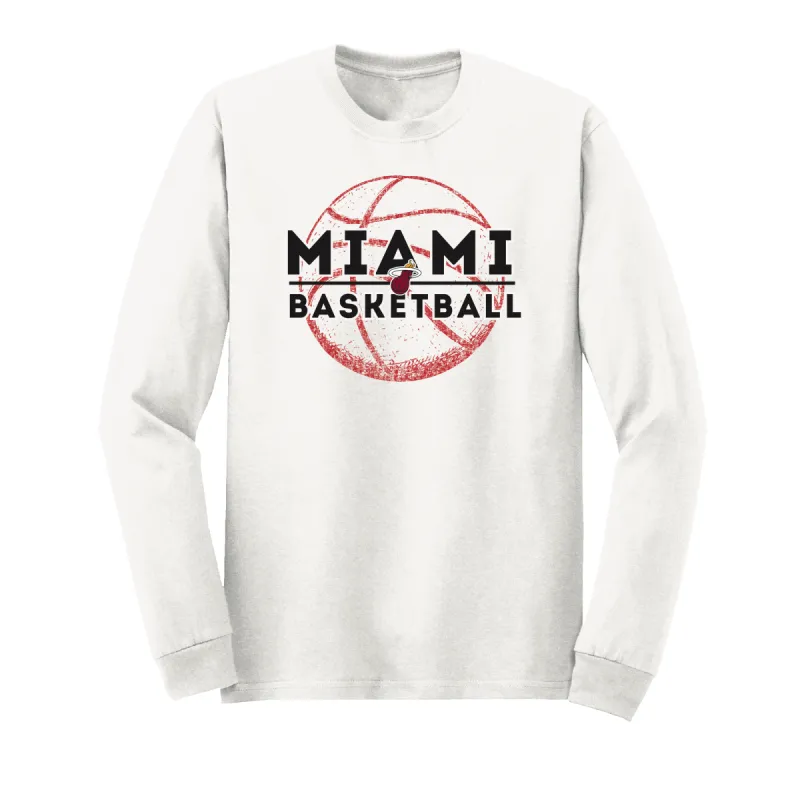 Miami HEAT Basketball Long Sleeve Tee sold by Miami Heat Store