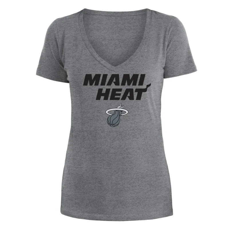 New Era Miami HEAT Grey Women's Tee sold by Miami Heat Store