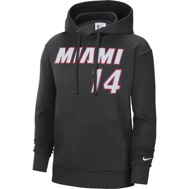 Tyler Herro Nike Icon Black Name & Number Hoodie sold by Miami Heat Store