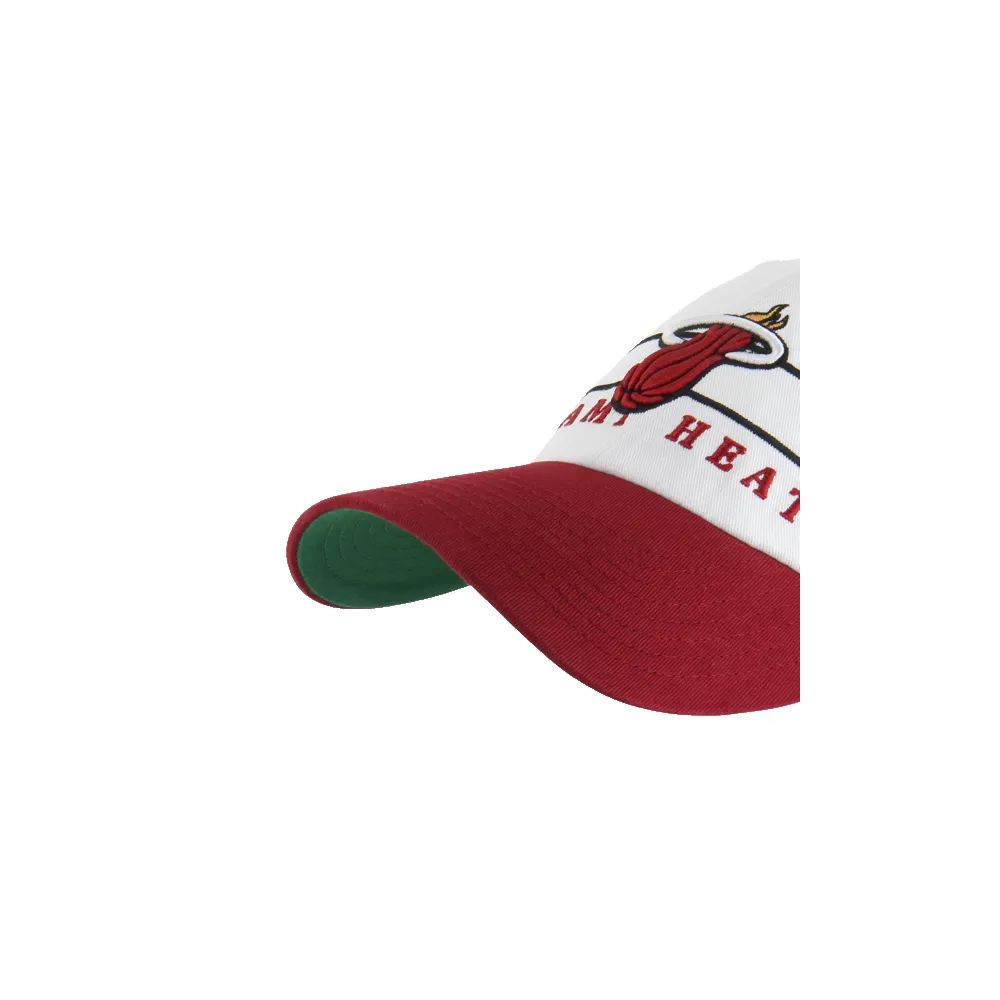 '47 Brand Miami HEAT Double Header Cleanup Dad Hat sold by Miami Heat Store product image thumbnail 3