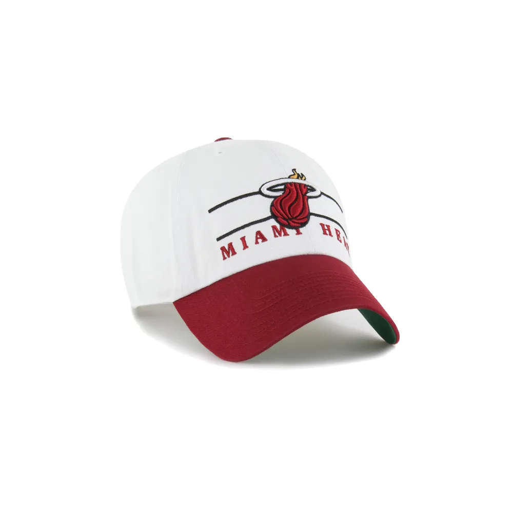'47 Brand Miami HEAT Double Header Cleanup Dad Hat sold by Miami Heat Store product image thumbnail 2