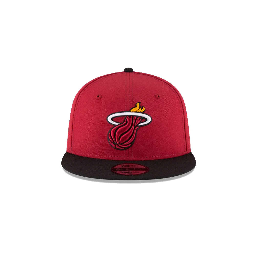New Era Miami HEAT Red Logo Snapback sold by Miami Heat Store