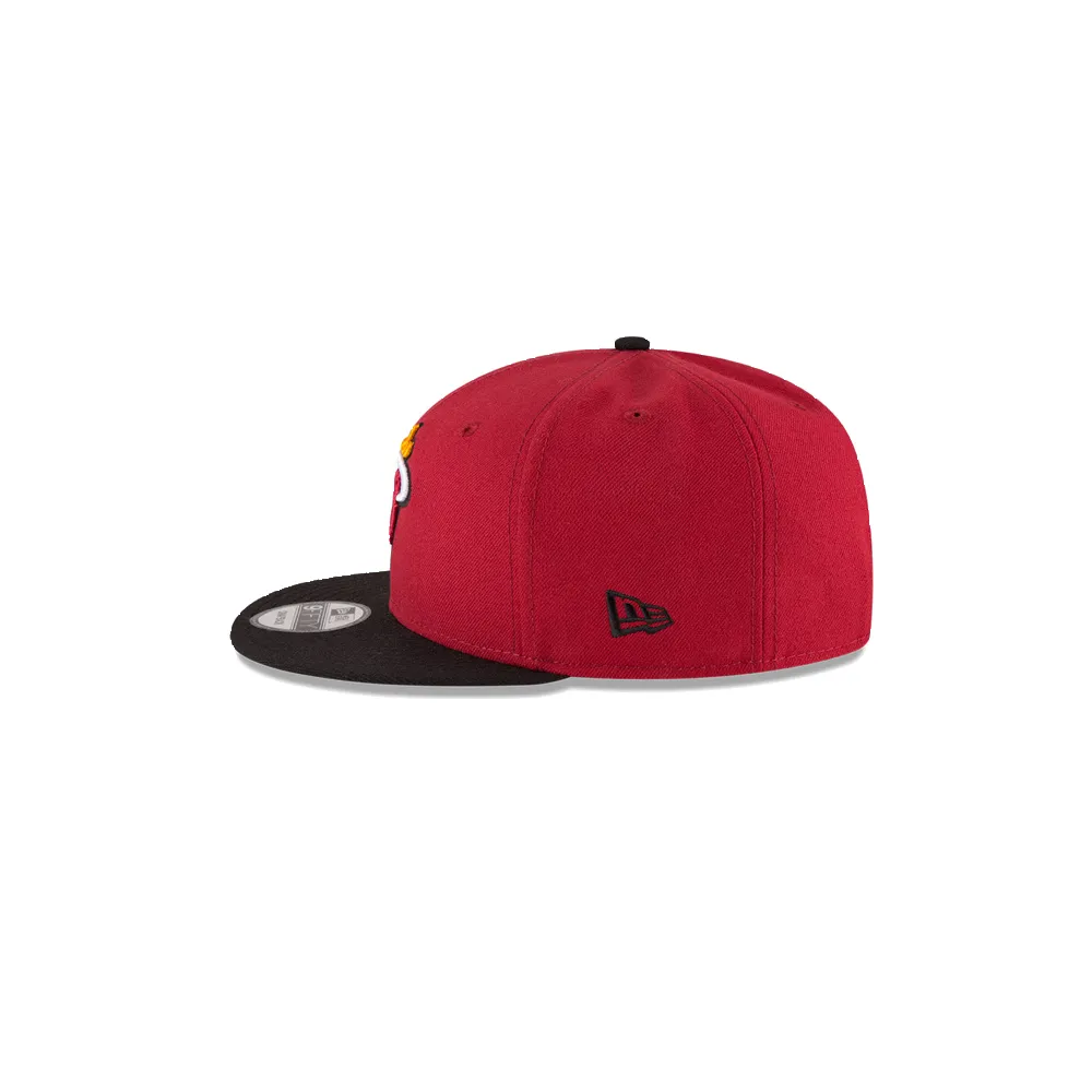 New Era Miami HEAT Red Logo Snapback sold by Miami Heat Store product image thumbnail 4