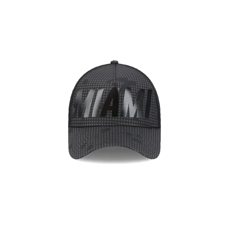 New Era Miami HEAT Tonal Text Trucker Hat sold by Miami Heat Store