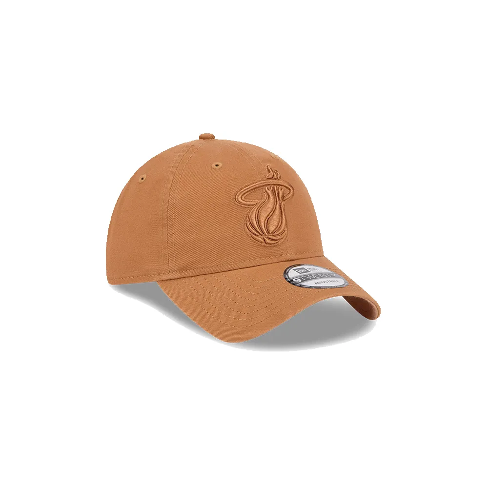 New Era Miami HEAT Tan Dad Hat sold by Miami Heat Store product image thumbnail 5