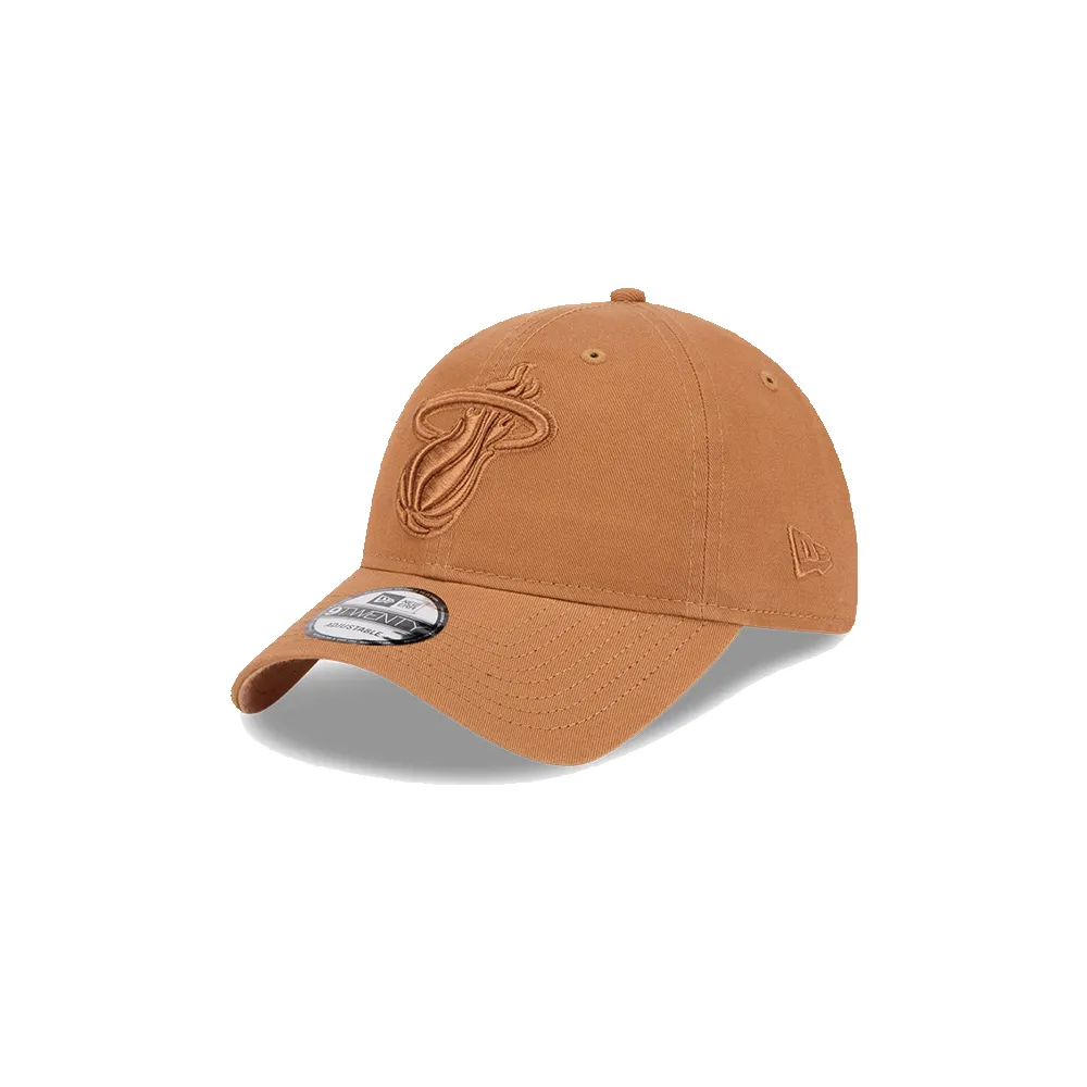 New Era Miami HEAT Tan Dad Hat sold by Miami Heat Store product image thumbnail 3