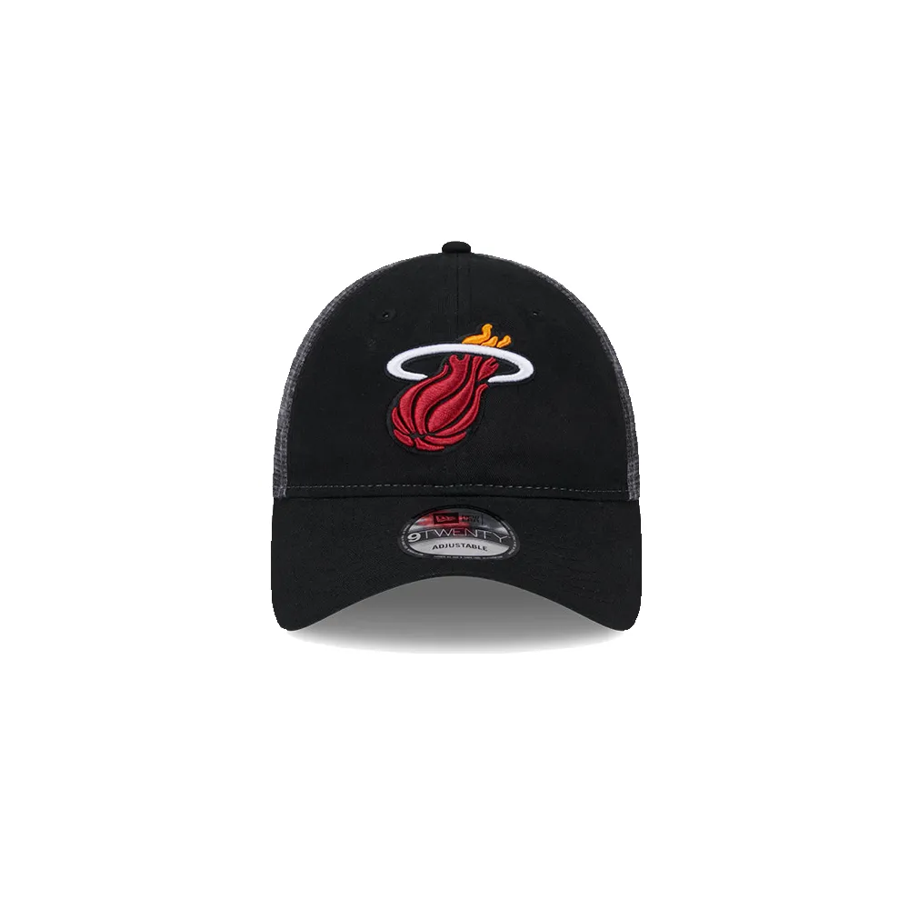 New Era Miami HEAT Team Slick Trucker Dad Hat sold by Miami Heat Store