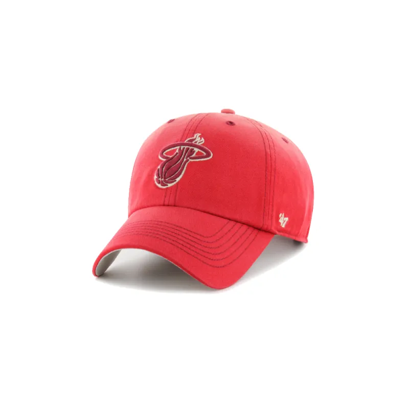 '47 Brand Miami HEAT Red Dusted Cleanup Hat made by 47