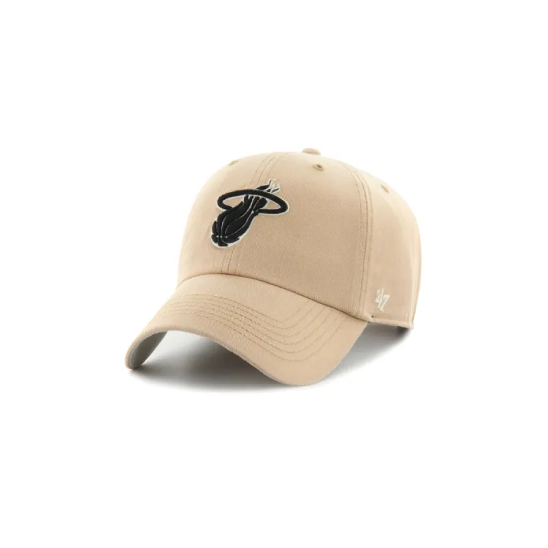 '47 Brand Miami HEAT Khaki Dusted Cleanup Hat sold by Miami Heat Store