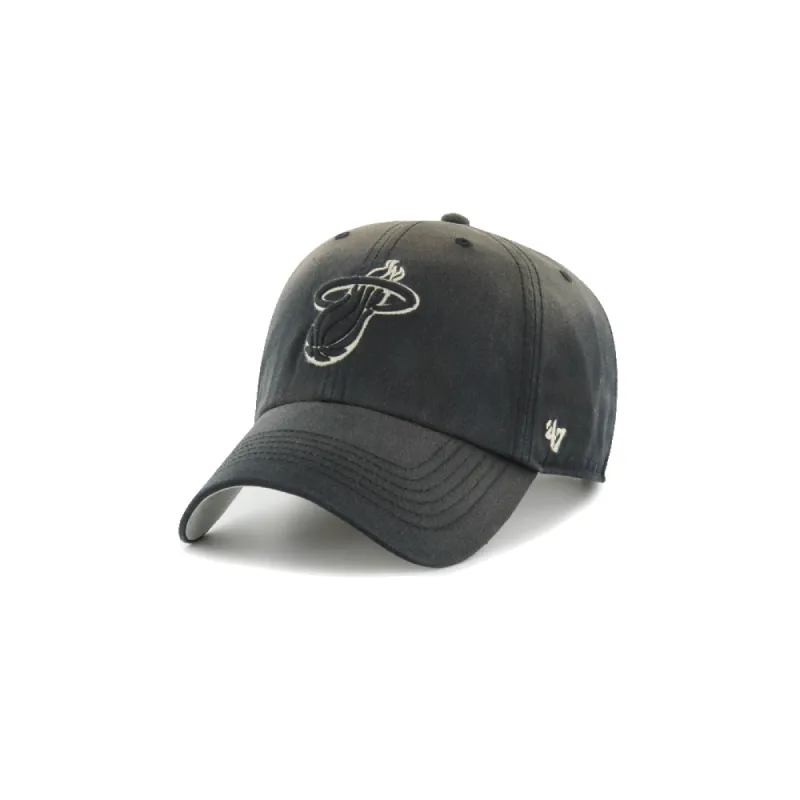 '47 Brand Miami HEAT Black Dusted Cleanup Hat sold by Miami Heat Store