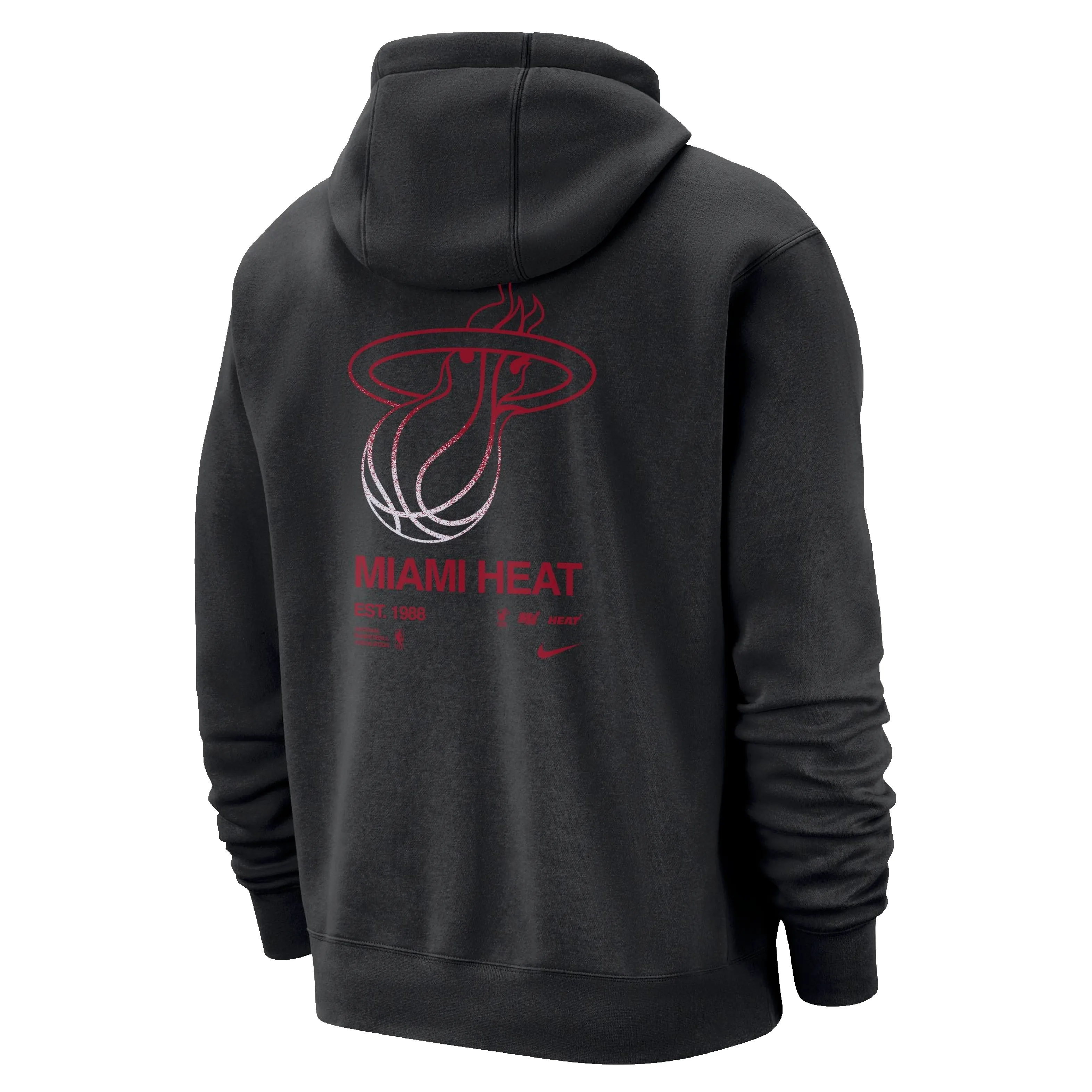Nike Miami HEAT Club Pullover Logo Hoodie sold by Miami Heat Store product image thumbnail 2