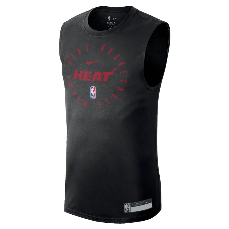 Nike Miami HEAT 2024/25 On-Court Practice Tank sold by Miami Heat Store