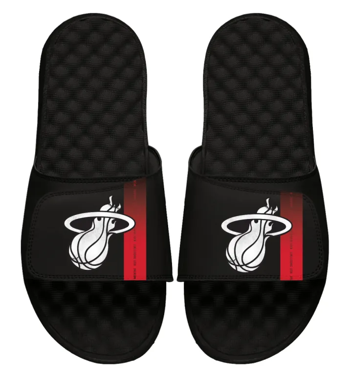 ISlide HEAT Culture Stripe Sandals sold by Miami Heat Store