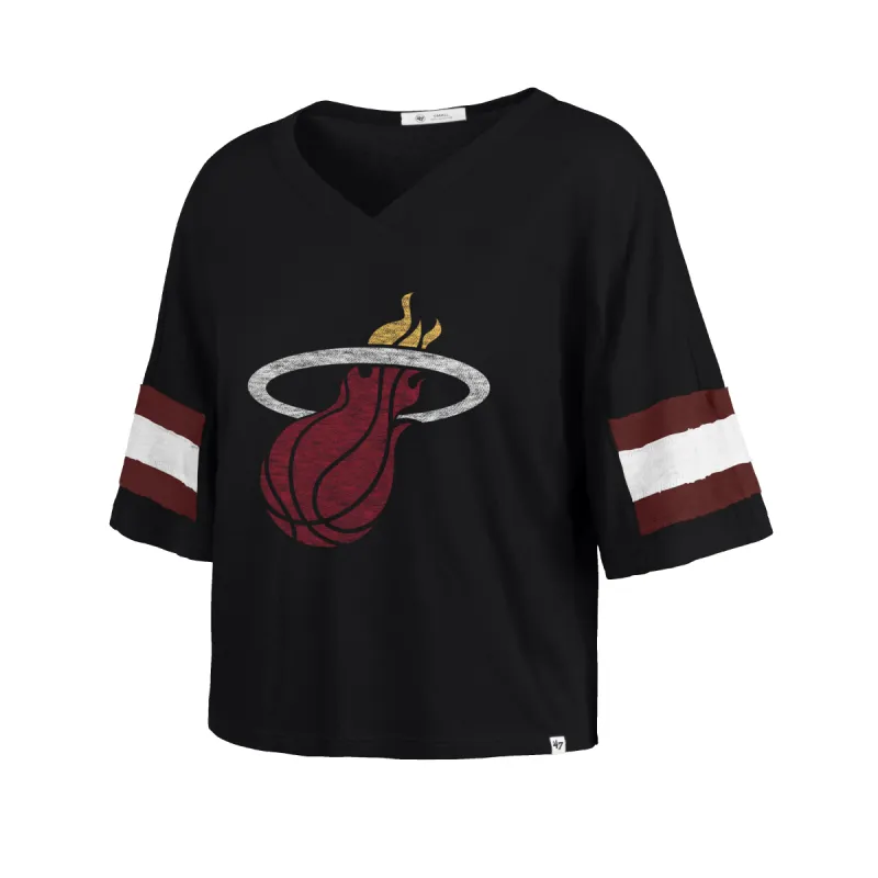 '47 Brand Miami HEAT Scout Women's Crop Tee sold by Miami Heat Store