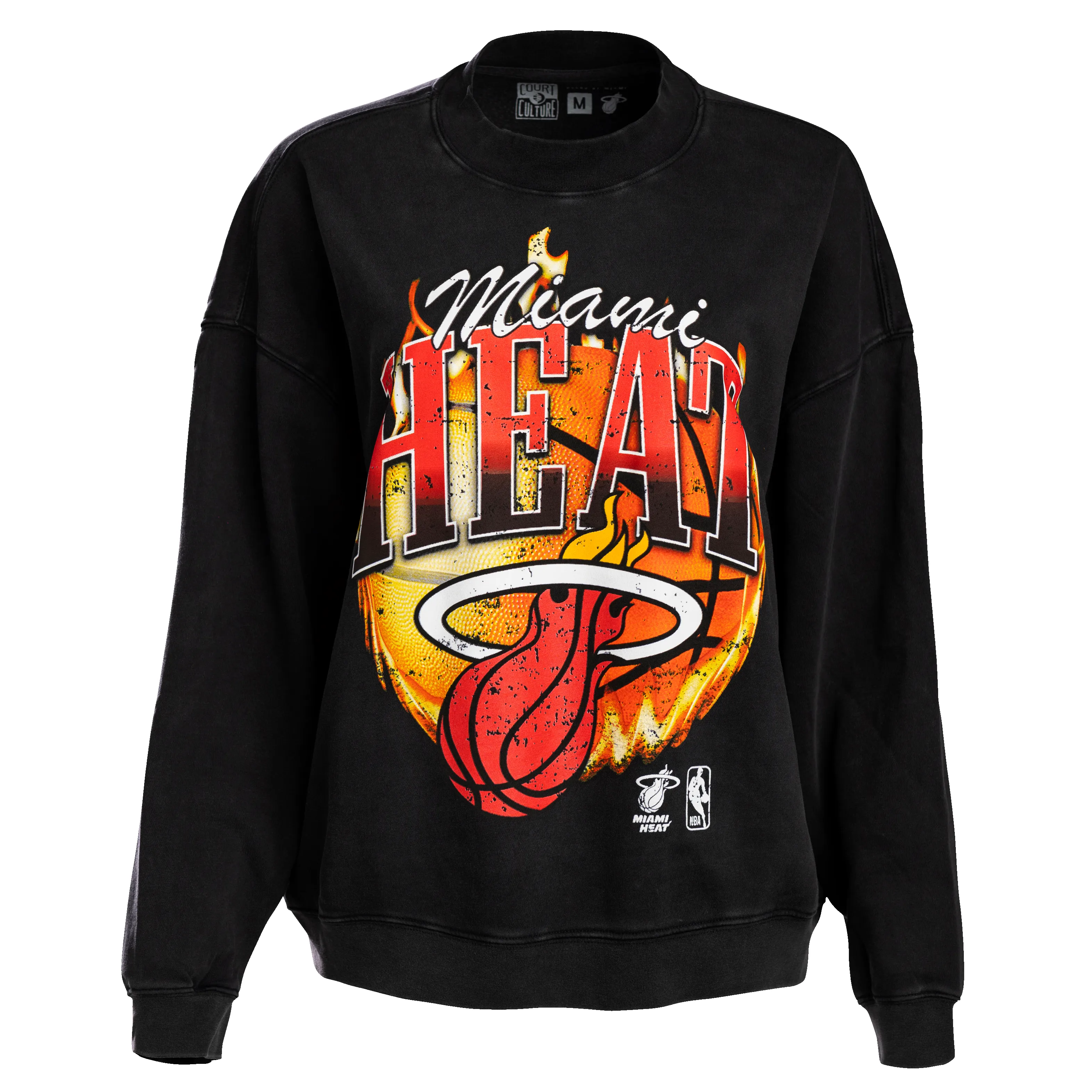 Court Culture Fireball Oversized Unisex Crewneck sold by Miami Heat Store product image thumbnail 3
