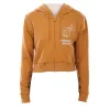 New Era Miami HEAT Tan Full Zip Crop Women's Hoodie sold by Miami Heat Store