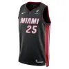 Nassir Little Nike Miami HEAT Icon Black Swingman Jersey sold by Miami Heat Store