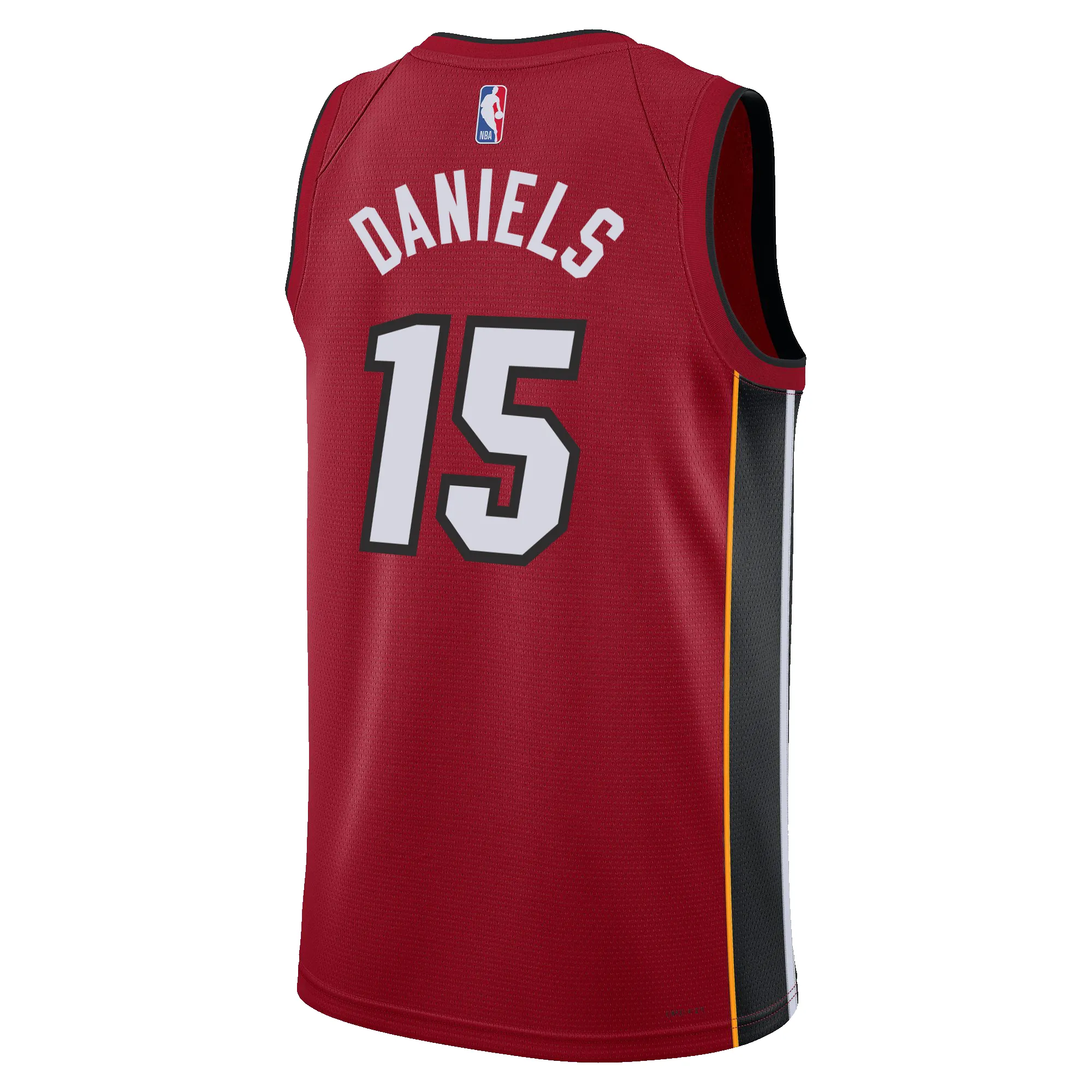 Caleb Daniels Nike Jordan Brand Miami HEAT Statement Red Swingman Jersey sold by Miami Heat Store product image thumbnail 2